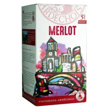Bib 5L Merlot - Vignerons Ardéchois